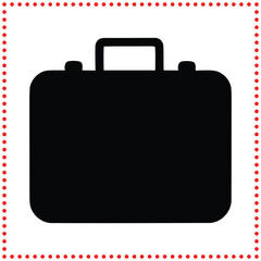 Charming Briefcase Vector Design   Perfect for Business Identity, Corporate Branding, and Professional Graphics