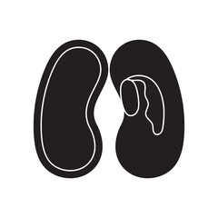 monocot seed glyph icon