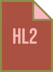 HL2 File icon fill crisp corner