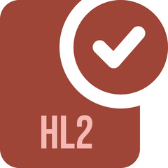 HL2 ip file icon with black checked mark