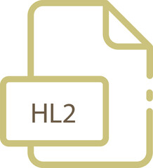 Obraz premium HL2 ip file icon