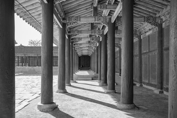 Myeongjeongjeon Hall in Changgyeonggung Palace, Seoul, South Korea.