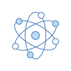 Nuclear Physics vector icon