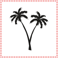 Hand Drawn Palm Tree Vector Illustration   Ideal for Coastal Decor, Tropical Themed Logos, and Beach Branding