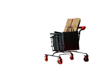 Cyber Monday Sale, Sale Box, Gift Box on a Transparent Background