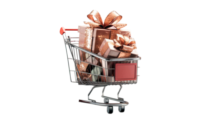 Cyber Monday Sale, Sale Box, Gift Box on a Transparent Background