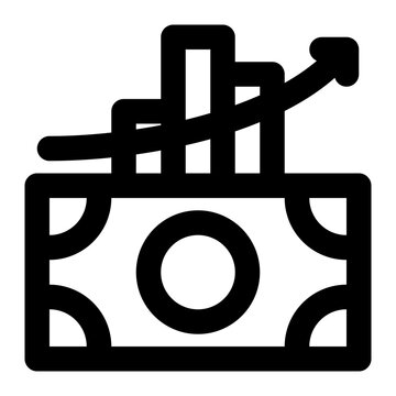 recommend clip art: economic, finance, accounting, growth, business outline icon