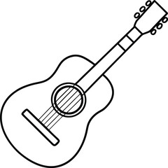 acoustic guitar vector