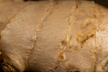 details of the ginger root used in cooking