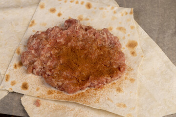 fresh minced pork with bacon