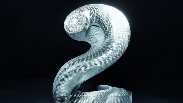 animation transformation changes in 2025. Concept new year. Year of the snake
