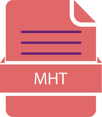 MHT File icon black color and lines