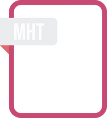 MHT File rectangular icon