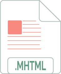 MHTML File icon minsk dashed rounded outline