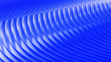 Blue abstract background stripes 3D wavy pattern, elegant abstract striped pattern wallpaper.