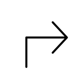 turn right arrow icon