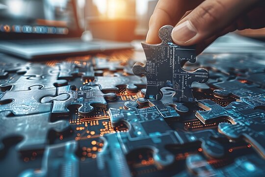 Professional Team Collaborating in Business Meeting