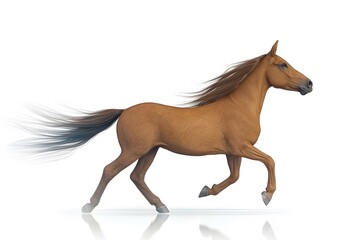horse isolated on a white background