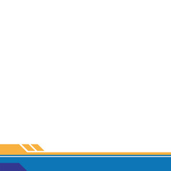 Obraz premium Geometric Footer