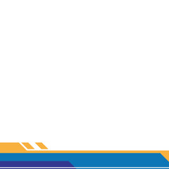 Obraz premium Geometric Footer