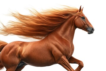 horse isolated on a white background