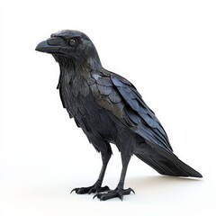 Fototapeta premium Black Metal Raven.