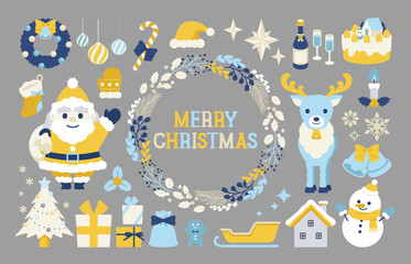 かわいいクリスマスのイラスト素材