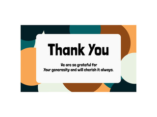 Wedding Thank You Card minimalism Design Template