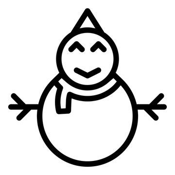 recommend clip art: snowman, snow, winter, decoration, weather, season outline, icon