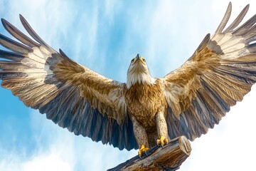 eagle in flight