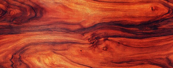 Obraz premium Exotic padauk wood with vibrant red tones, perfect for unique luxury furniture, luxury wood texture, vibrant luxury