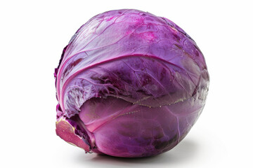 Fototapeta premium fresh cabbage isolated on white background