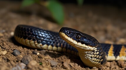 Fototapeta premium close up of a snake