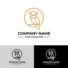 Logo Owl Line elegant company