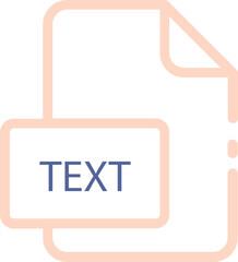 TEXT ip file icon