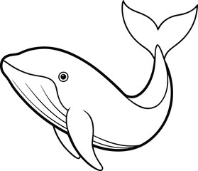 silhouette of a whale