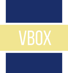 VBOX icon crisp corner with transparent center