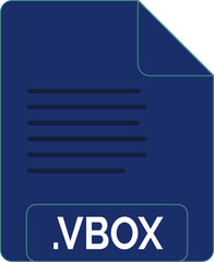 VBOX File icon minimal