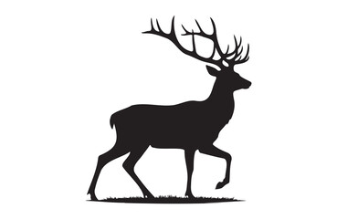 A vector of deer vector design on white background