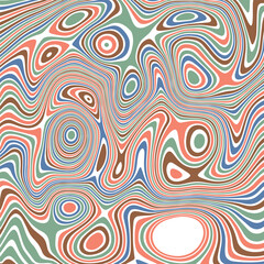 Fototapeta premium ABSTRACT ILLUSTRATION MARBLED TEXTURE LIQUIFY PSYCHEDELIC PASTEL SOFT COLORFUL DESIGN. OPTICAL ILLUSION BACKGROUND VECTOR DESIGN
