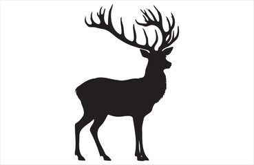 A vector of deer vector design on white background