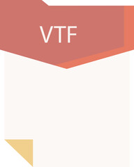 VTF File format minimal icon