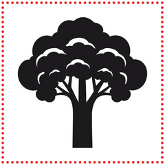 Stylized Tree Icon  Perfect for Eco Conscious, Environmental, and Green Themed Designs