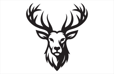 A vector of deer vector design on white background