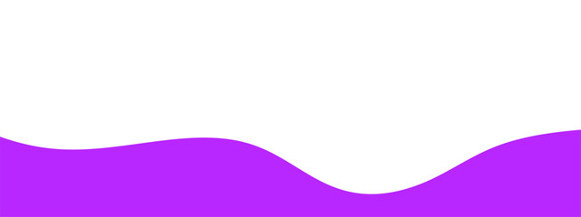Separator, footer, modern wave divider shape vector illustration