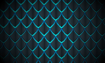 Fototapeta premium Abstract Dark Green Scale Pattern Texture Background