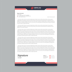 Modern Professional Letterhead Template Design