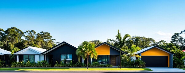 Billboard with a home renovation ad in a growing suburb, home improvement, targeted marketing