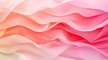 Soft pastel waves of pink fabric creating a serene and elegant background, ideal for textiles, fashion, and abstract art.