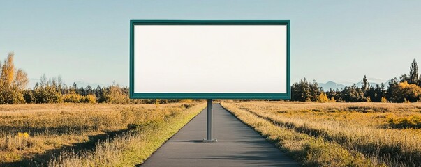 Billboard with a gym membership offer near a fitness trail, active audience, health promotion